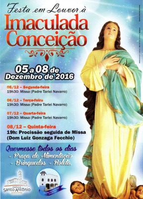festa Imaculada Conceição